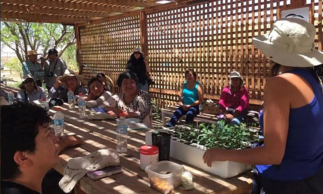 Trabajo con comunidades en el desierto